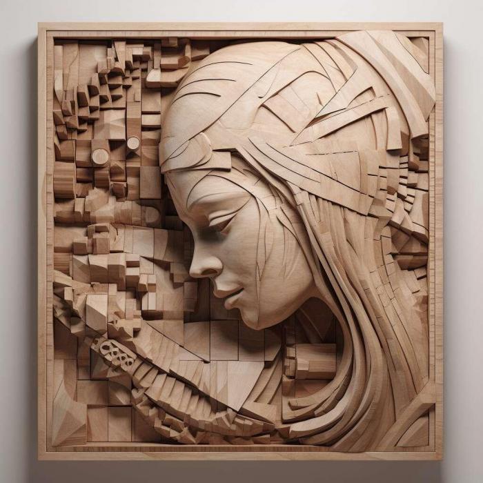 نموذج ثلاثي الأبعاد لآلة CNC 3D Art 